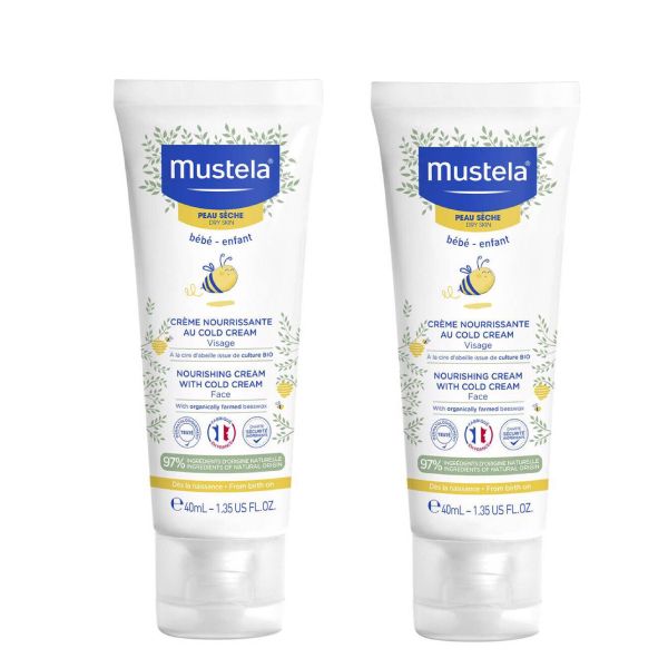 Mustela Nourishing Cream with Cold Cream 2x40ml