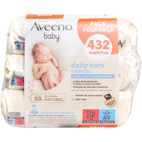 Aveeno Baby Cleansing Wipes 6x72