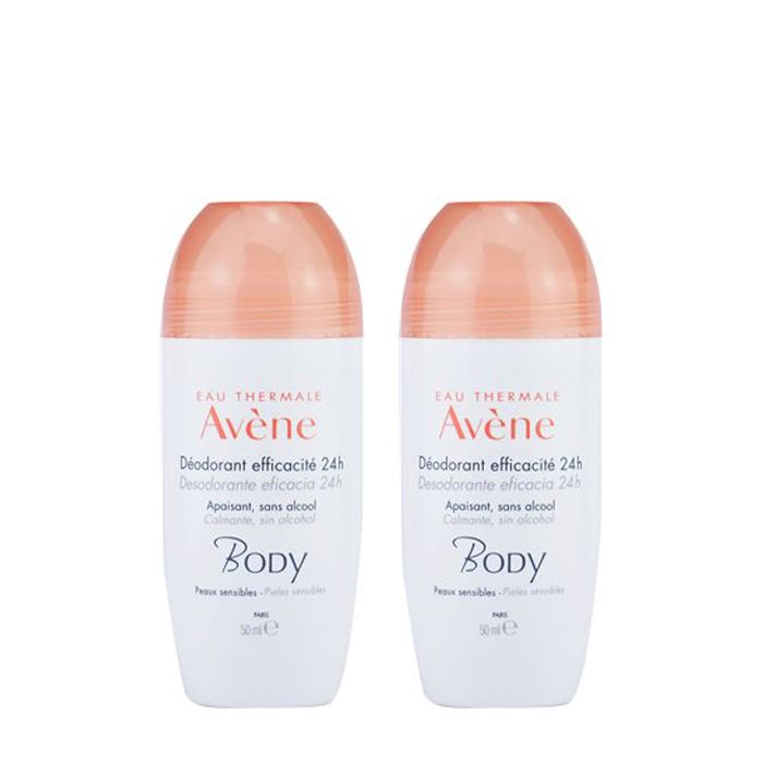 Avène Body Deodorant 24h 2x50ml