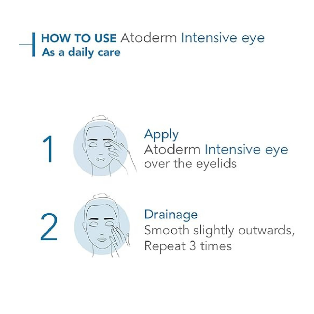 Bioderma Atoderm Intensive Eye 100ml how to use