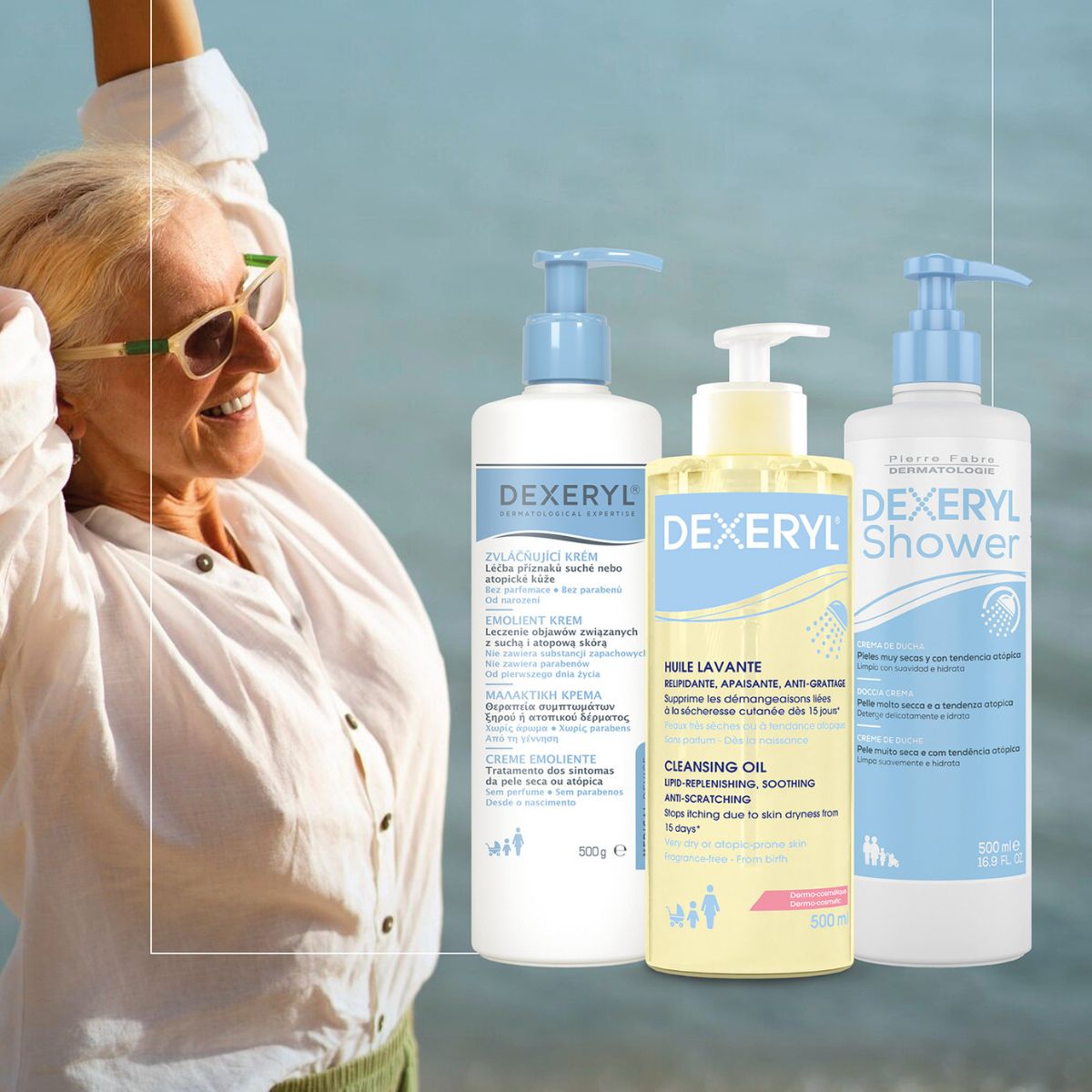 Dexeryl Emollient Cream and Shower Gel