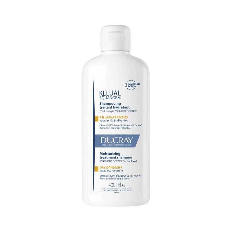 Ducray Kelual-Squanorm Dry Dandruff Shampoo 400ml