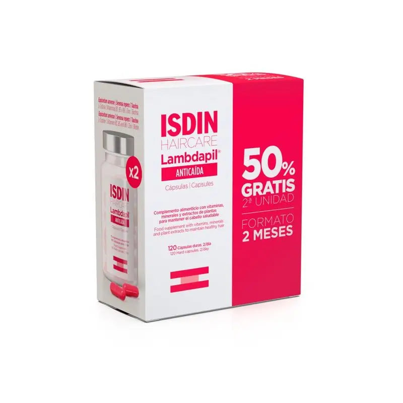 ISDIN Promo Pack: ISDIN Lambdapil Anti-Hair Loss Capsules x120