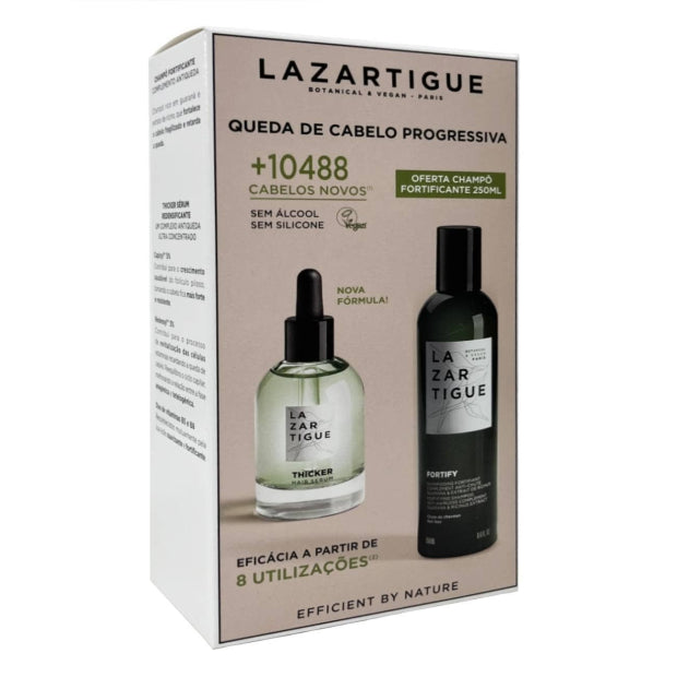 Lazartigue Thicker Serum 50ml + Fortify Shampoo 250ml