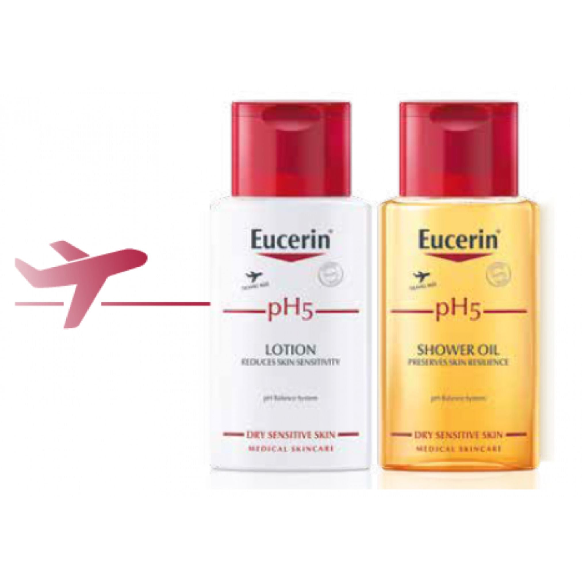 Eucerin Promo Pack: Eucerin pH5 Lotion 100ml + Eucerin pH5 Shower Oil 100ml
