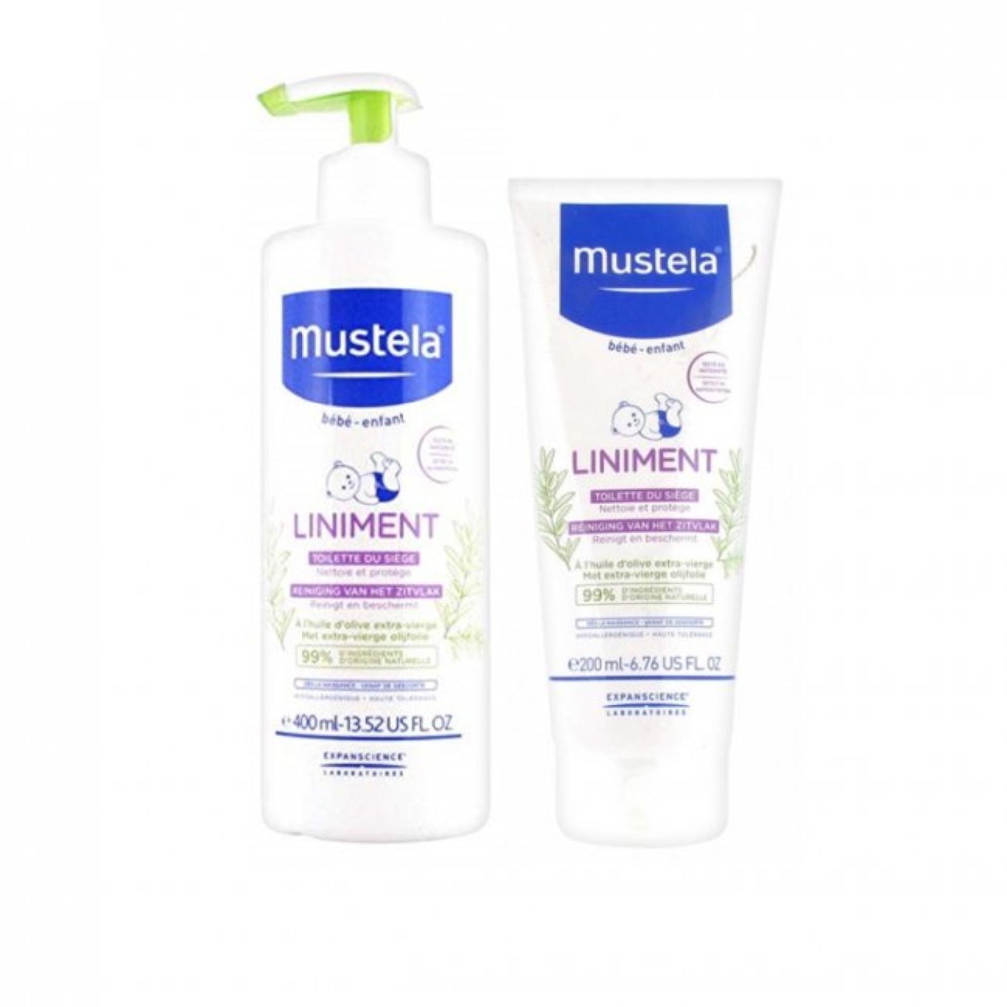 Mustela Baby Linement Diaper Area 400ml + 200ml