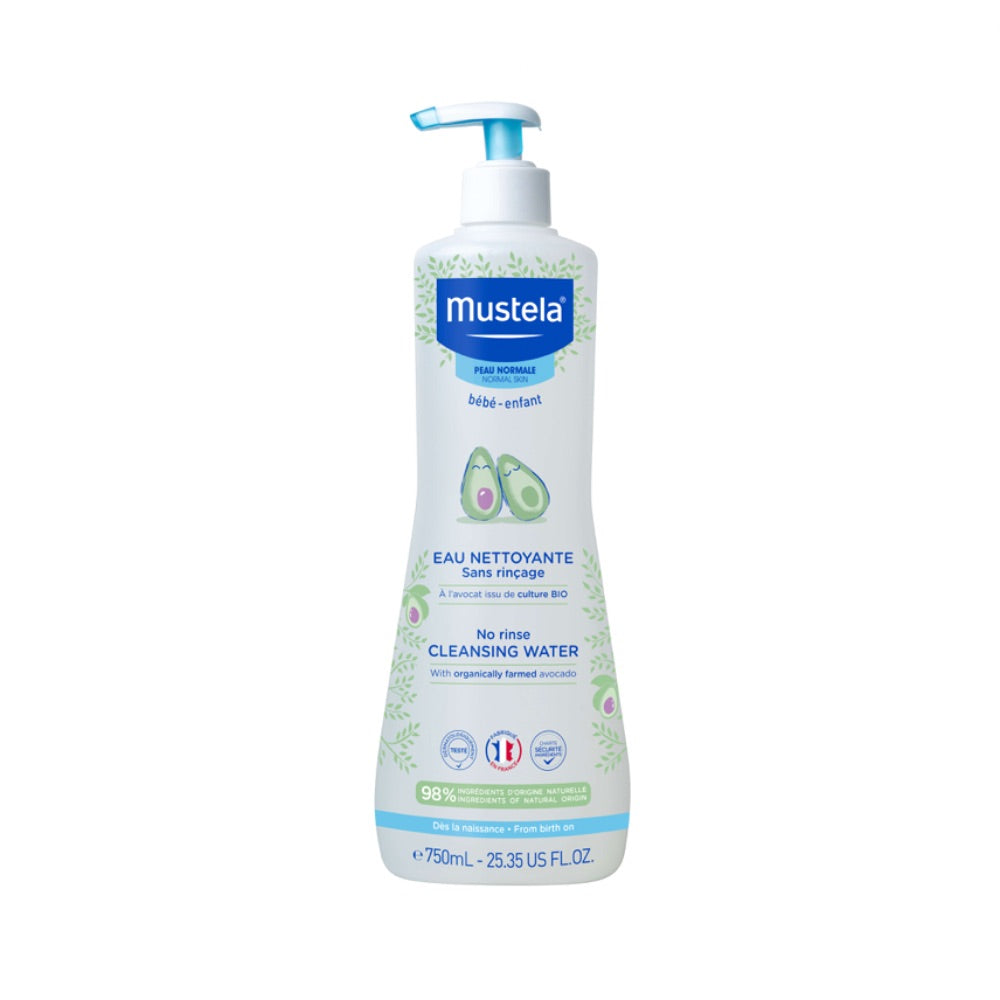 Mustela Baby Cleansing Water No Rinse 750ml