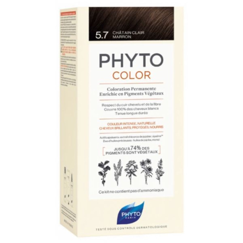 Phytocolor Coloration Permanent Light Chestnut Brown 5.7