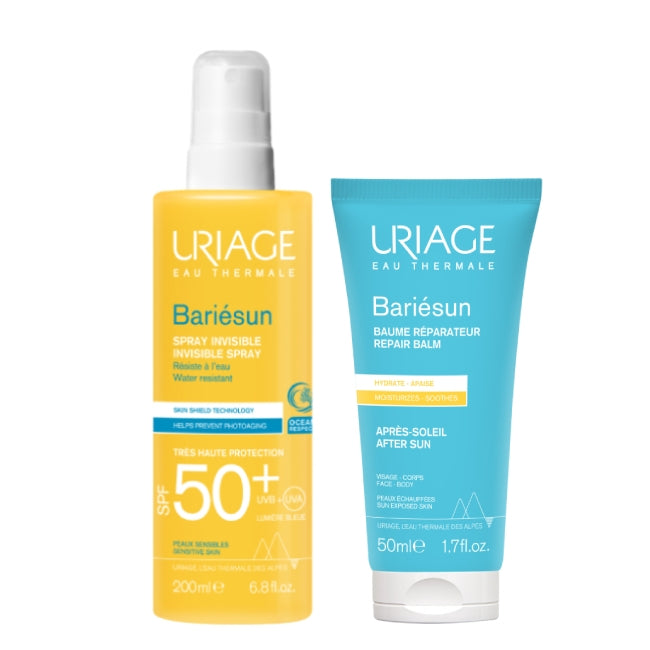 Uriage Pack Bariésun Spray Invisível SPF50+ 200ml +  Oferta Bálsamo After Sun 50ML