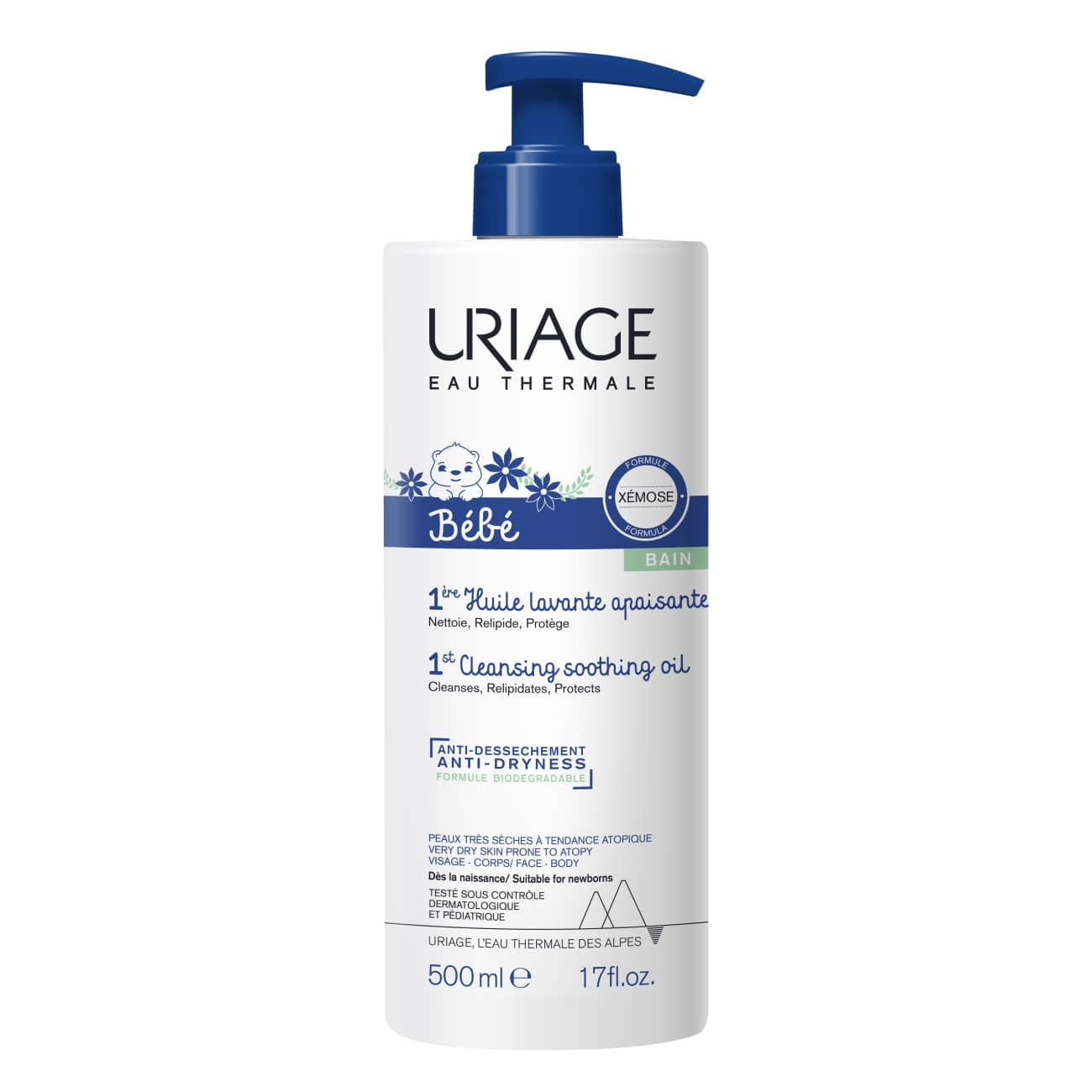 Uriage Baby Xémose 1st Cleansing Soothing Oil 500ml