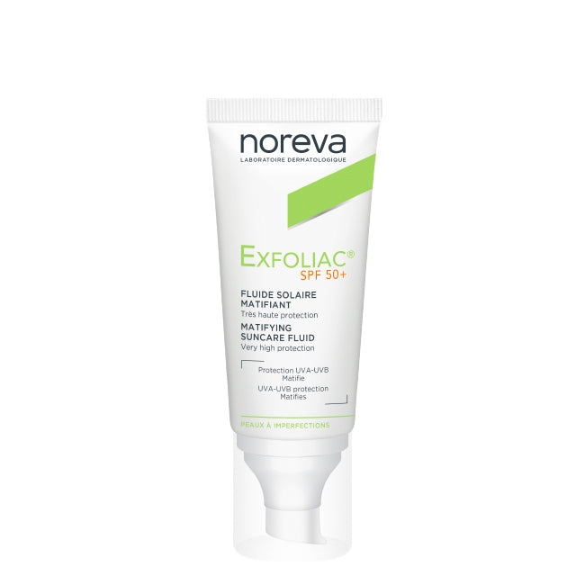 Noreva Exfoliac SPF50+ Fluido Solar 40ml