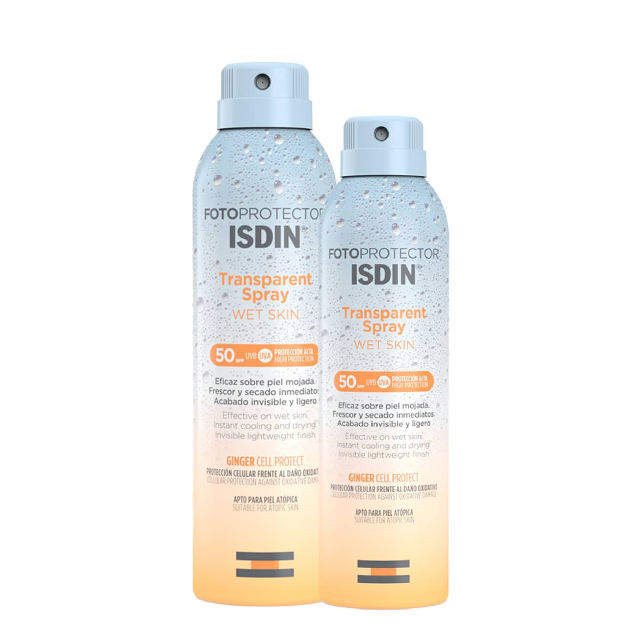 ISDIN Fotoprotector Pack Wet Skin FPS50+ Spray Transparente