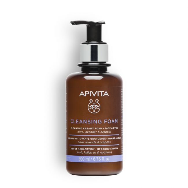 Apivita Cleansing Foam Face & Eyes 200ml