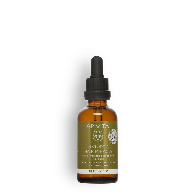 Apivita Nature's Hair Miracle Óleo Capilar Fortificante & Energizante 50ml