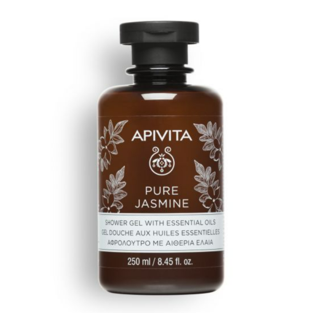 Apivita Pure Jasmine Shower Gel Essential Oils 250ml