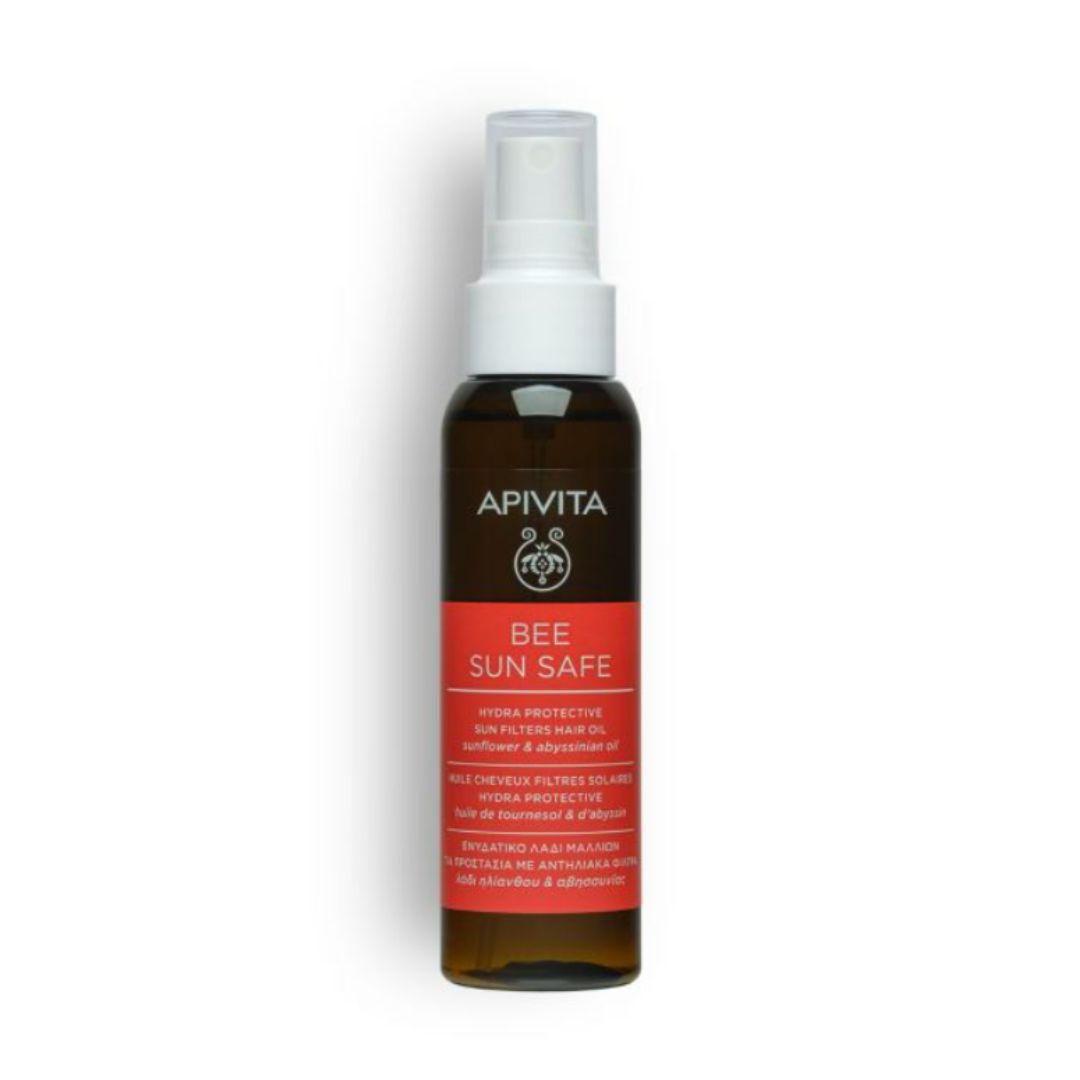 Apivita Bee Sun Safe Hydra Protective Sun Filters Hair Oil 100ml