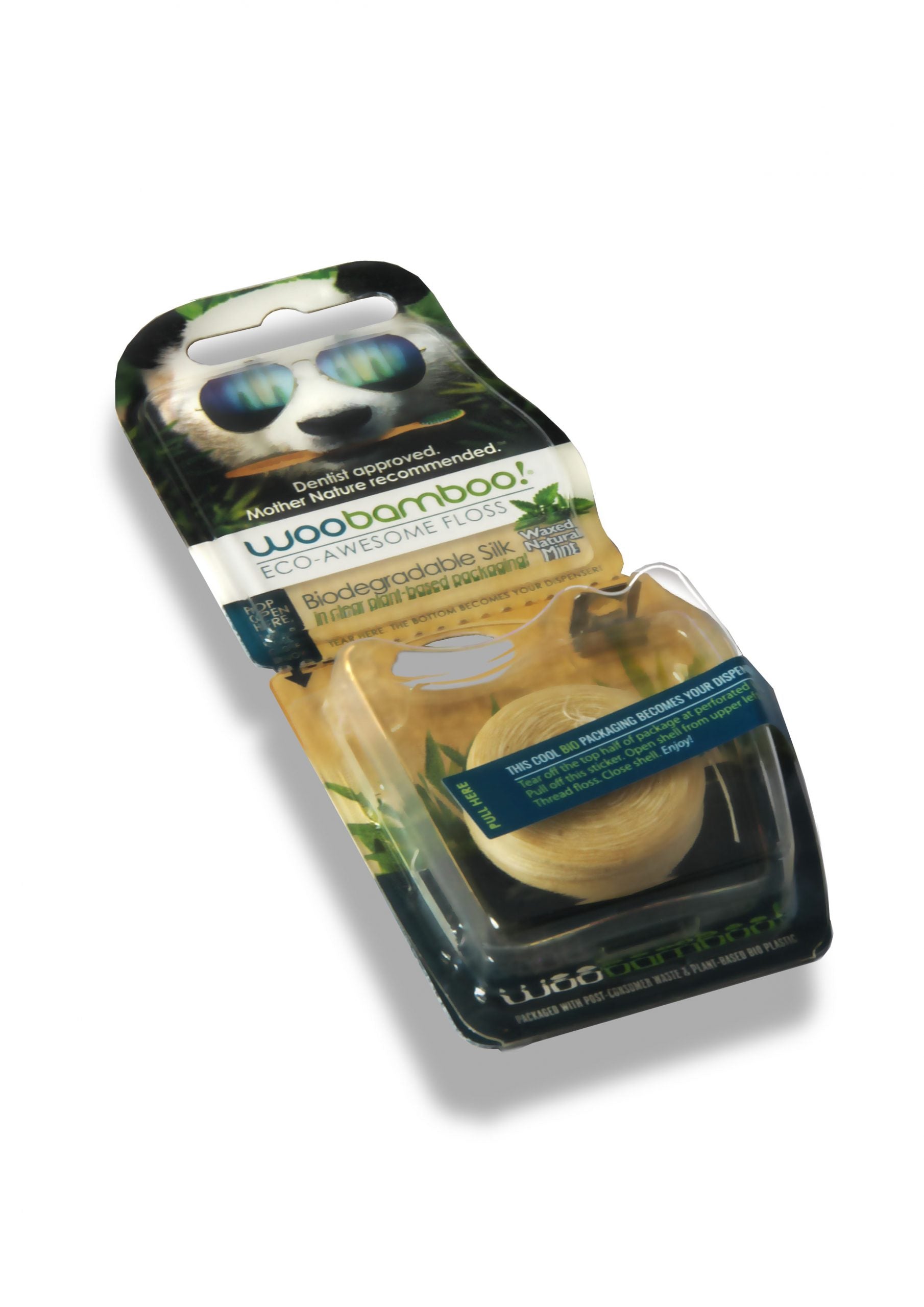 WooBamboo Biodegradable Silk Dental Floss