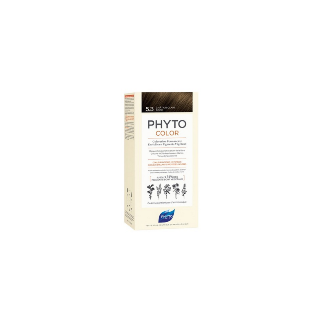 Phytocolor Box Coloração Castanho Claro Dourado nº 5.3
