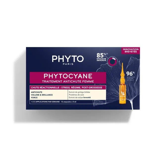 Phyto Phytocyane Women Reactive Hair Loss Ampoules x12