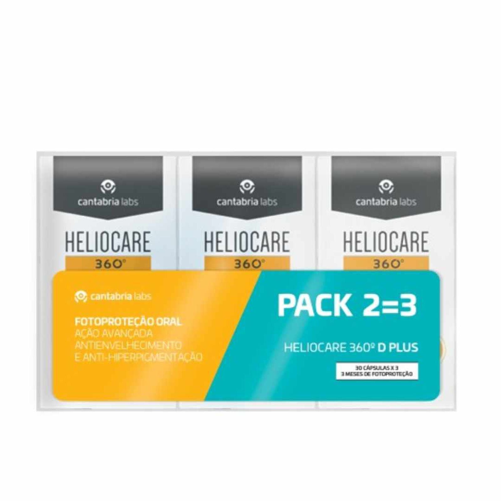 Heliocare Promo Pack: Heliocare 360º D Plus 2=3