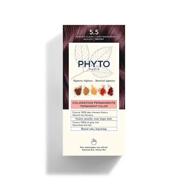 Phytocolor Coloração Permanente 5.5 Castanho Claro Caju