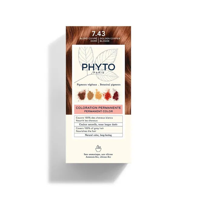 Phytocolor Permanent Color 7.43 Copper Golden Blonde