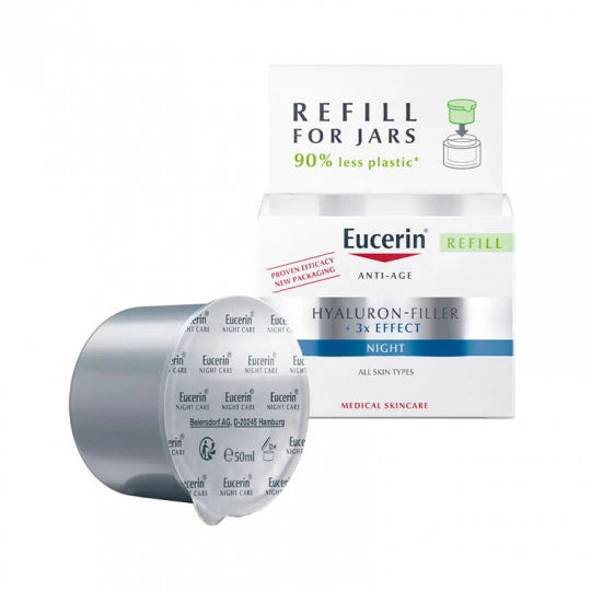 Eucerin Hyaluron-Filler 3x Effect Creme de Noite Recarga 50ml