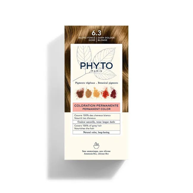 Phytocolor Coloração Permanente 6.3 Dark Golden Blonde