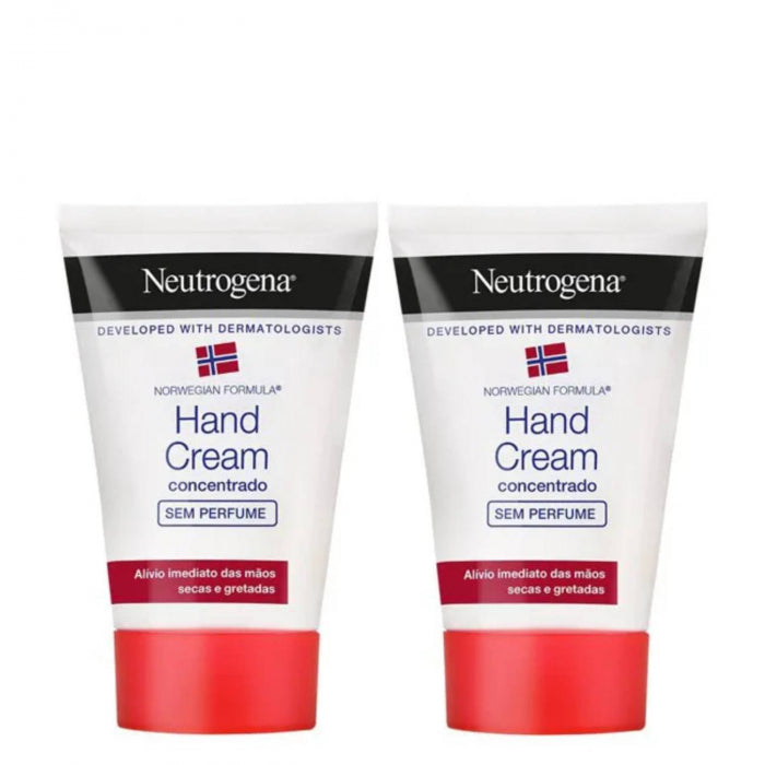 Neutrogena Creme de Mãos Concentrado Sem Perfume 2x50ml