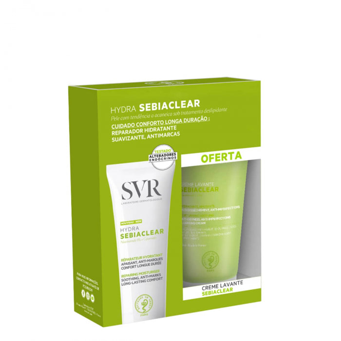 SVR Hydra Sebiaclear 40ml + Offer Cleansing Cream Sebiaclear 55ml