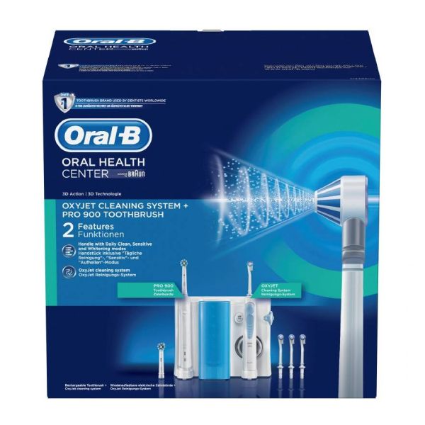 Oral-B Oxyjet Cleaning System + Pro 900 Electric Toothbrush