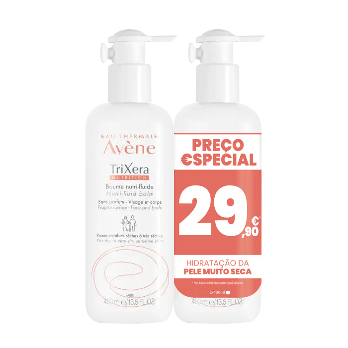 Avène TriXera Nutrition Nutri-Fluid Lotion 2x400ml