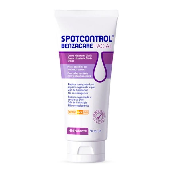 Benzacare Spotcontrol Creme Hidratante Facial Diário FPS30 50ml
