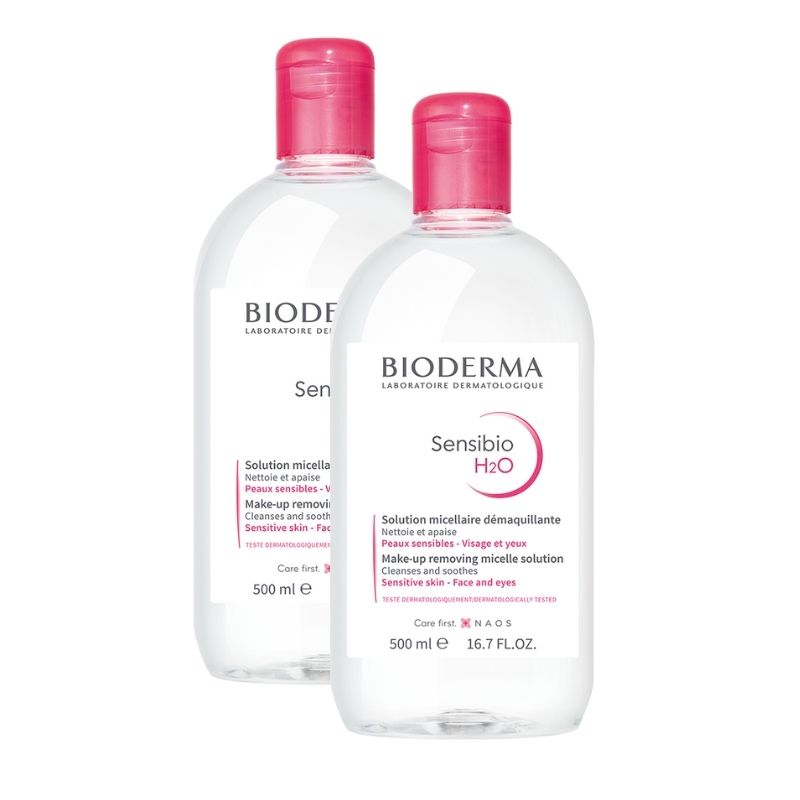 Bioderma Promo Pack: Bioderma Sensibio H2O Micelle Solution 2x500ml