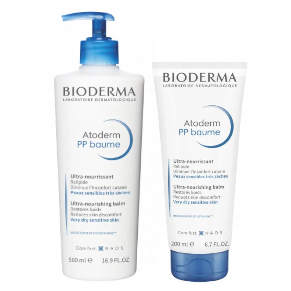 Bioderma Pack Promocional: Bioderma Atoderm PP Bálsamo 500 ml + Bioderma Atoderm PP Bálsamo 200 ml