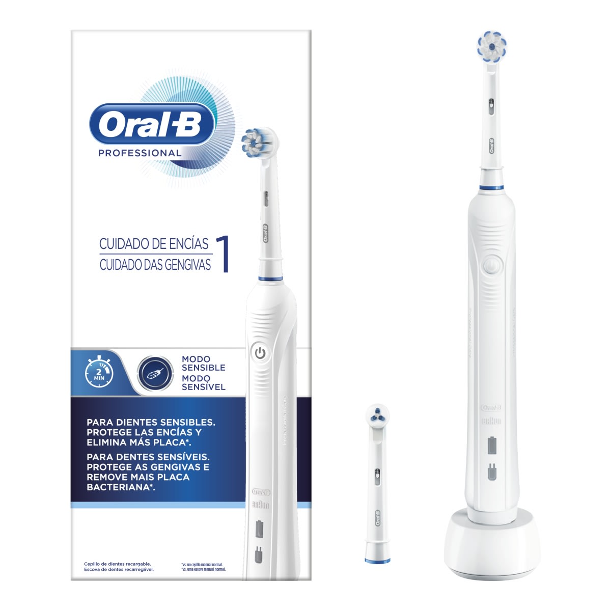 Oral-B Professional 1 Escova Elétrica Cuidado das Gengivas
