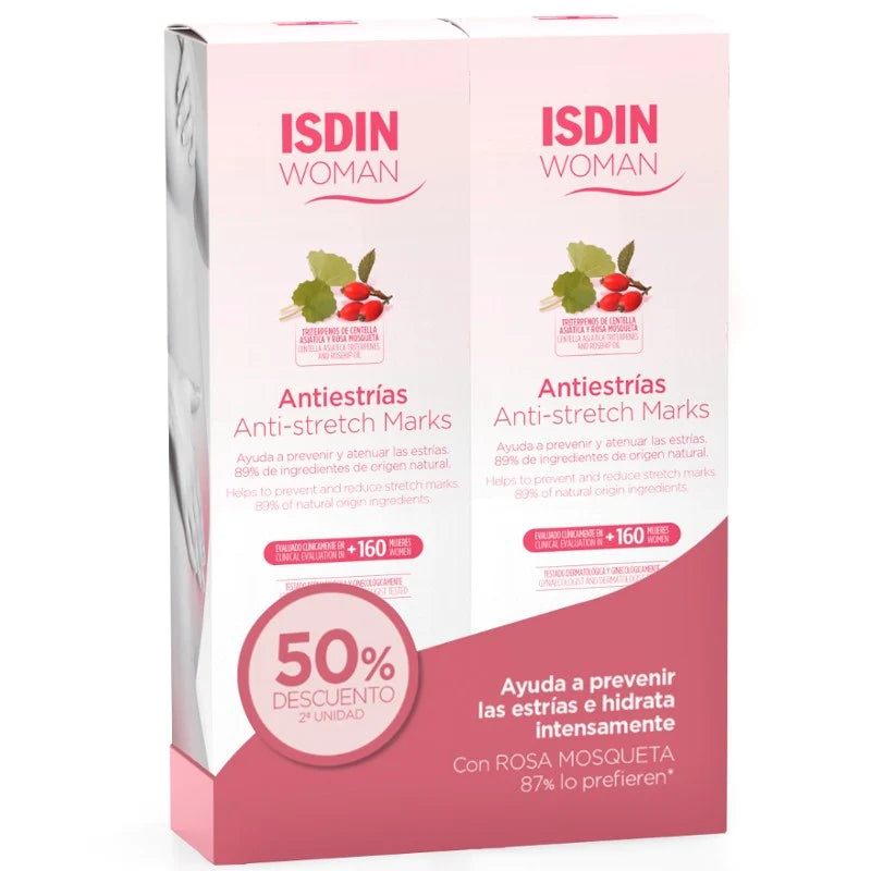 ISDIN Pack Promocional: ISDIN Woman Isdin Creme Anti-Estrias 2x250ml