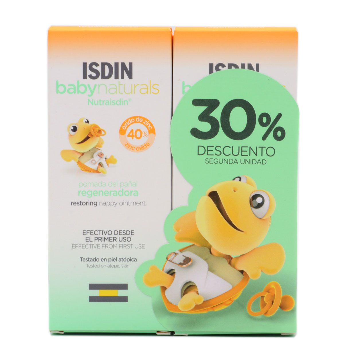 ISDIN Nutraisdin Baby Naturals ZN40 Restoring Nappy Ointment 2x100ml