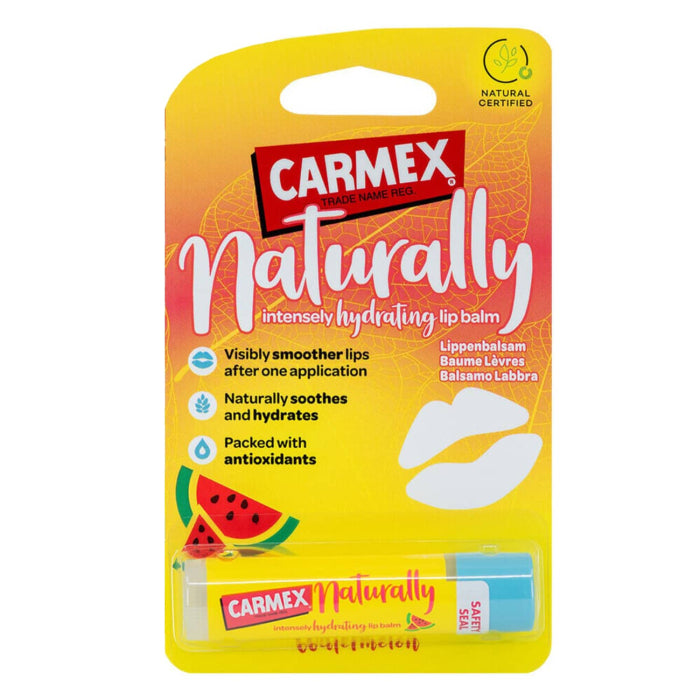 Carmex Naturally Intensely Hydrating Lip Balm Watermelon 4,25g