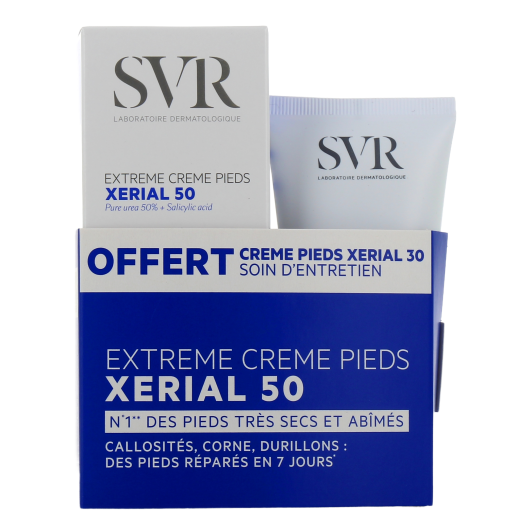SVR Xérial Pés Pack Programa Intensivo Creme Xérial 50 50 ml + Creme Xerial 30 30 ml