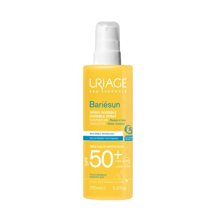 Uriage Bariésun Spray Invisível Sem Perfume SPF50+ 200ml