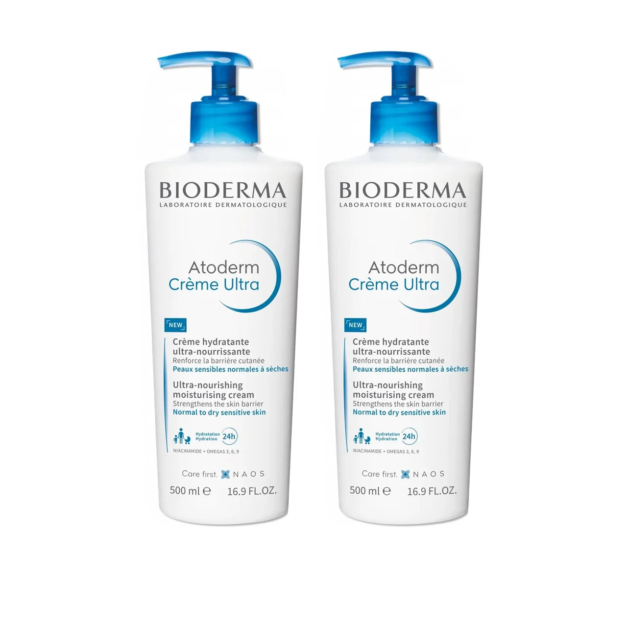Bioderma Promo Pack: Bioderma Atoderm Nourishing Cream 2x500ml