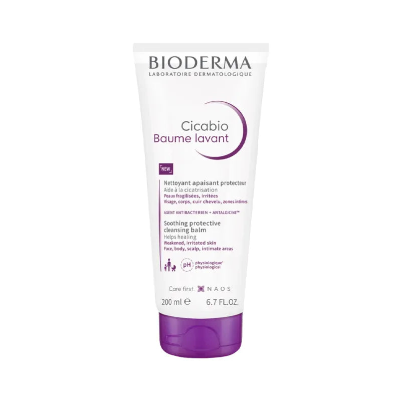 Bioderma Cicabio Bálsamo de limpeza calmante e protetor 200ml