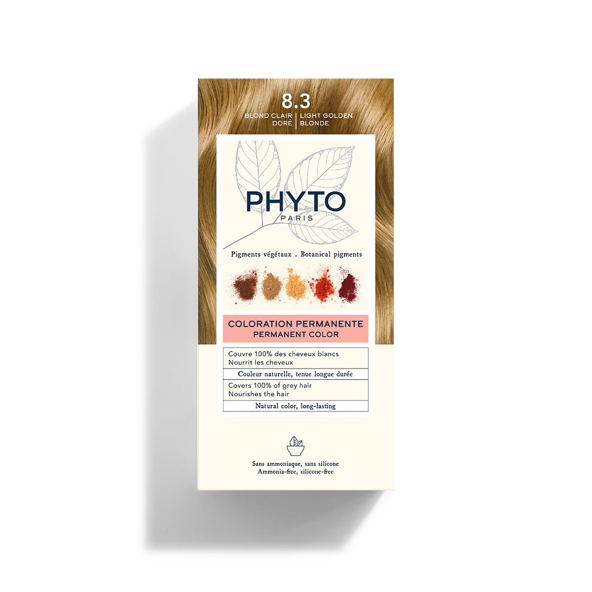 Phytocolor Permanent Color 8.3 Light Golden Blonde