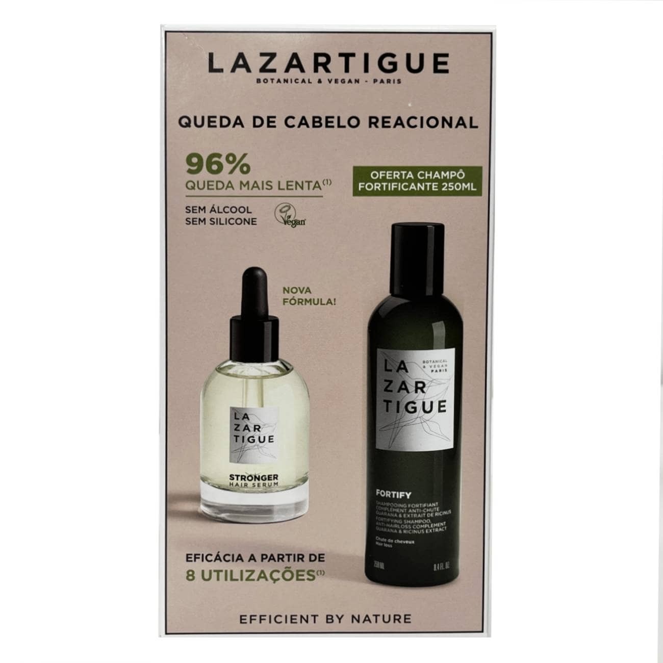 Lazartigue Fortifying Serum 50ml + Fortifying Shampoo 250ml