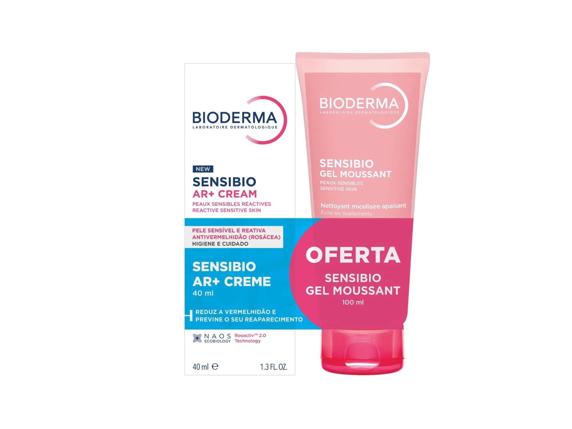Bioderma Sensibio AR+ Cream 40ml + Offer Gel Moussant 100ml