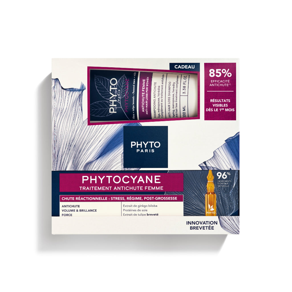 Phyto Phytocyane Woman Anti-Hair Loss Ampoules + Shampoo 100ml