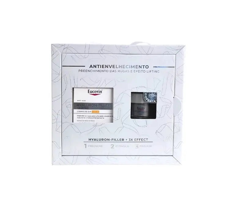 Eucerin Hyaluron-Filler 3x Effect Day Cream SPF30 50ml + Night Cream 20ml