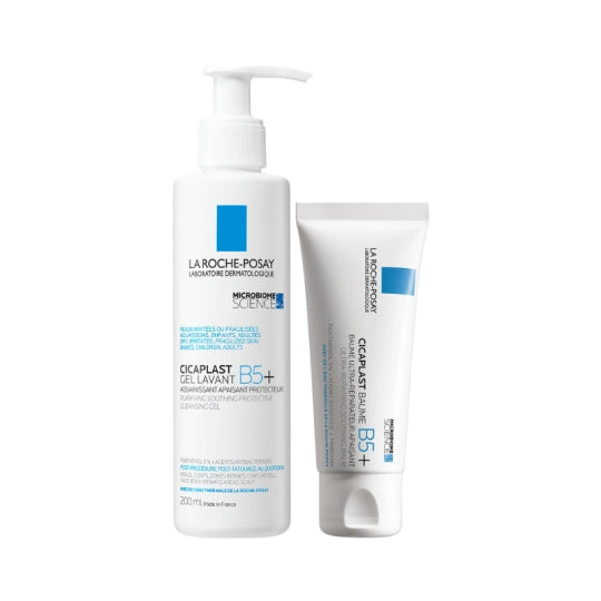 La Roche-Posay Cicaplast B5+ Foaming Gel 200ml + Cicaplast Baume B5+ 40ml