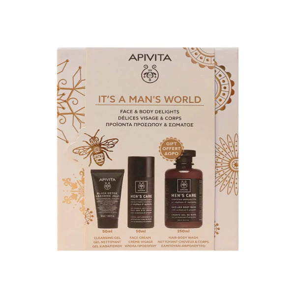 Apivita Coffret It's A Man's World Face & Body Delights
